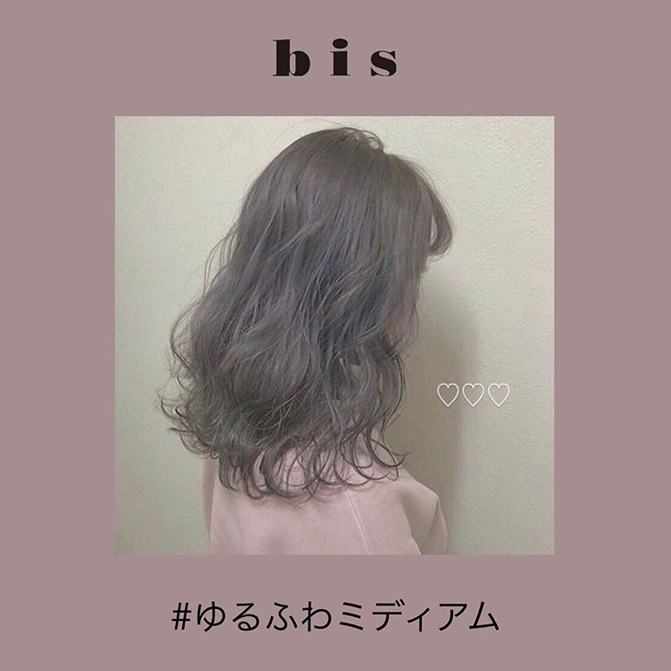 簡単 可愛いヘアスタイル ゆるふわミディアム でお洒落女子になろう Bis ビス