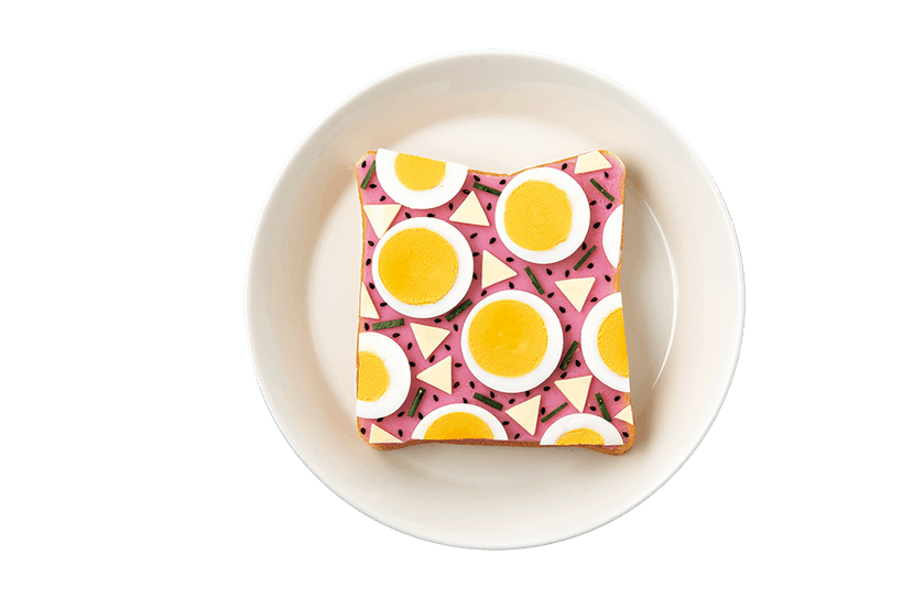 おうち時間で簡単レシピ ピンクのビーツが可愛い 80 S柄トースト Bis ビス