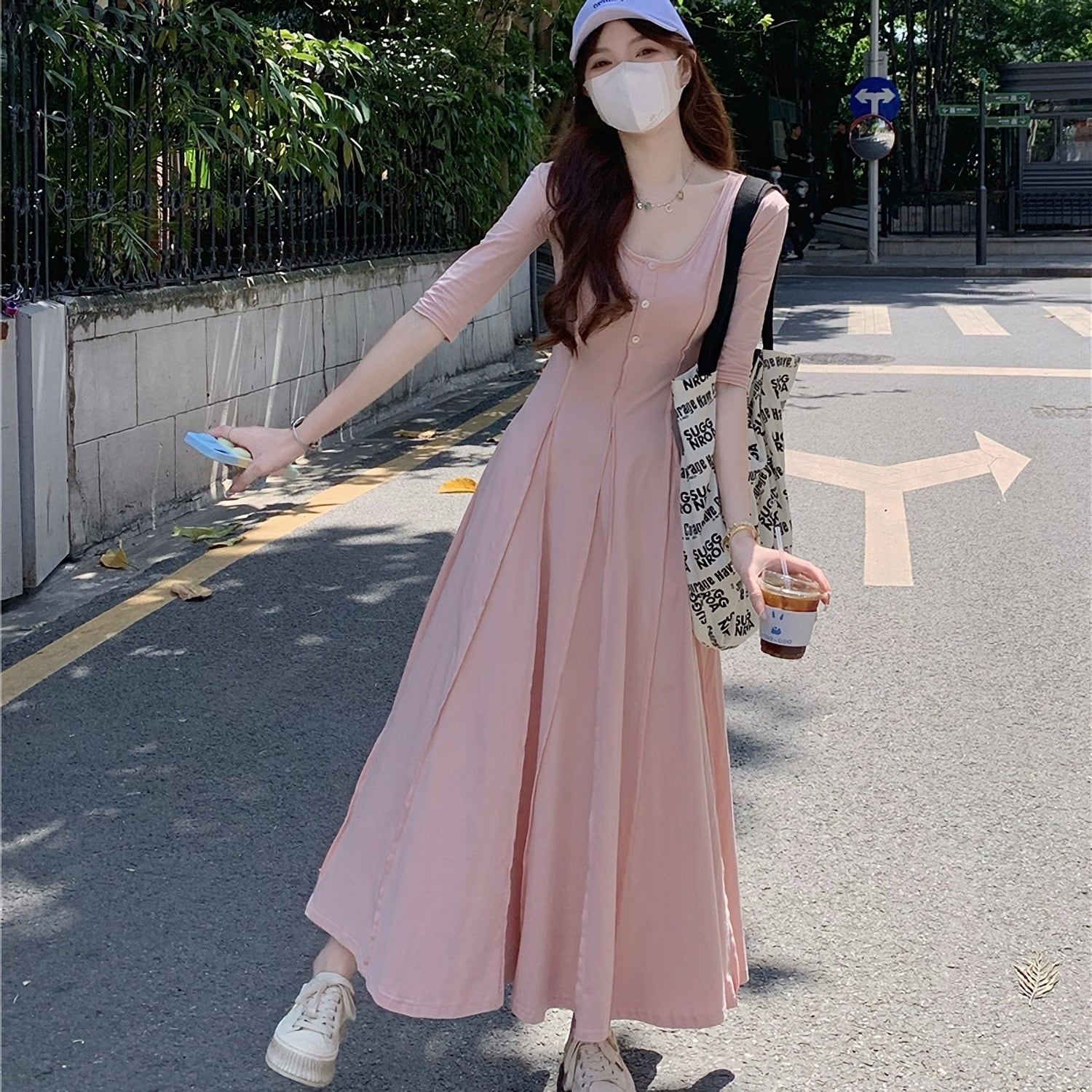 ガーリー_夏コーデ