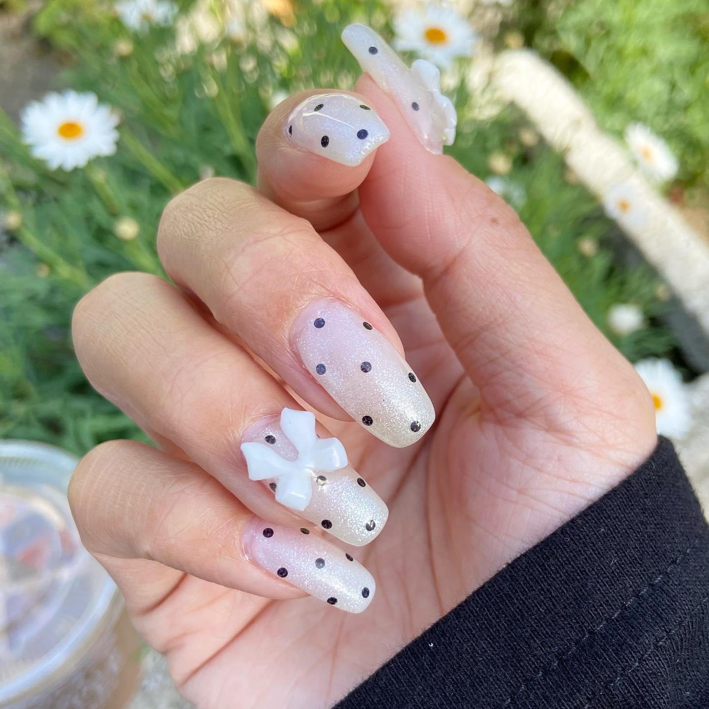 ガーリーネイル_ドット2