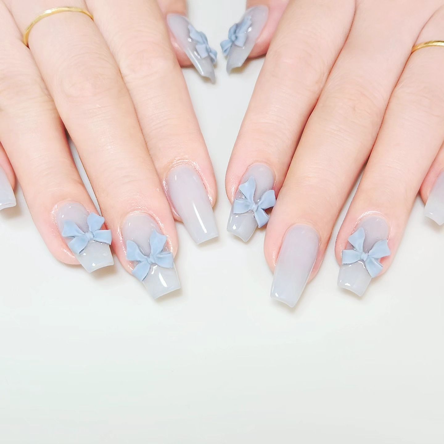 ガーリーネイル_リボン2