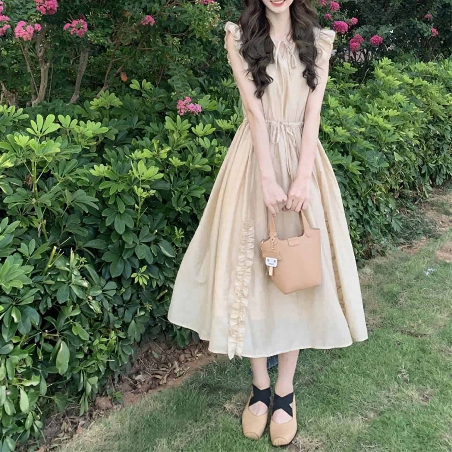 韓国ガーリーワンピ2