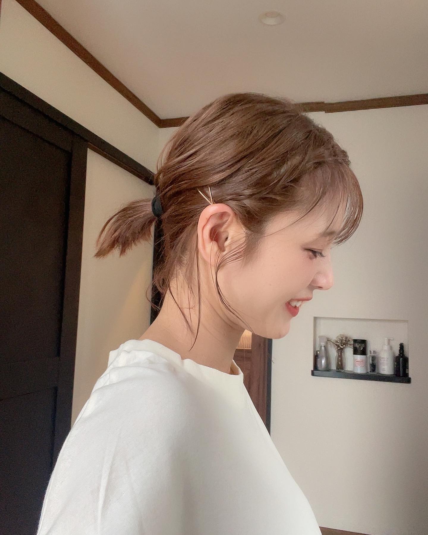 前髪アレンジ_編み込み