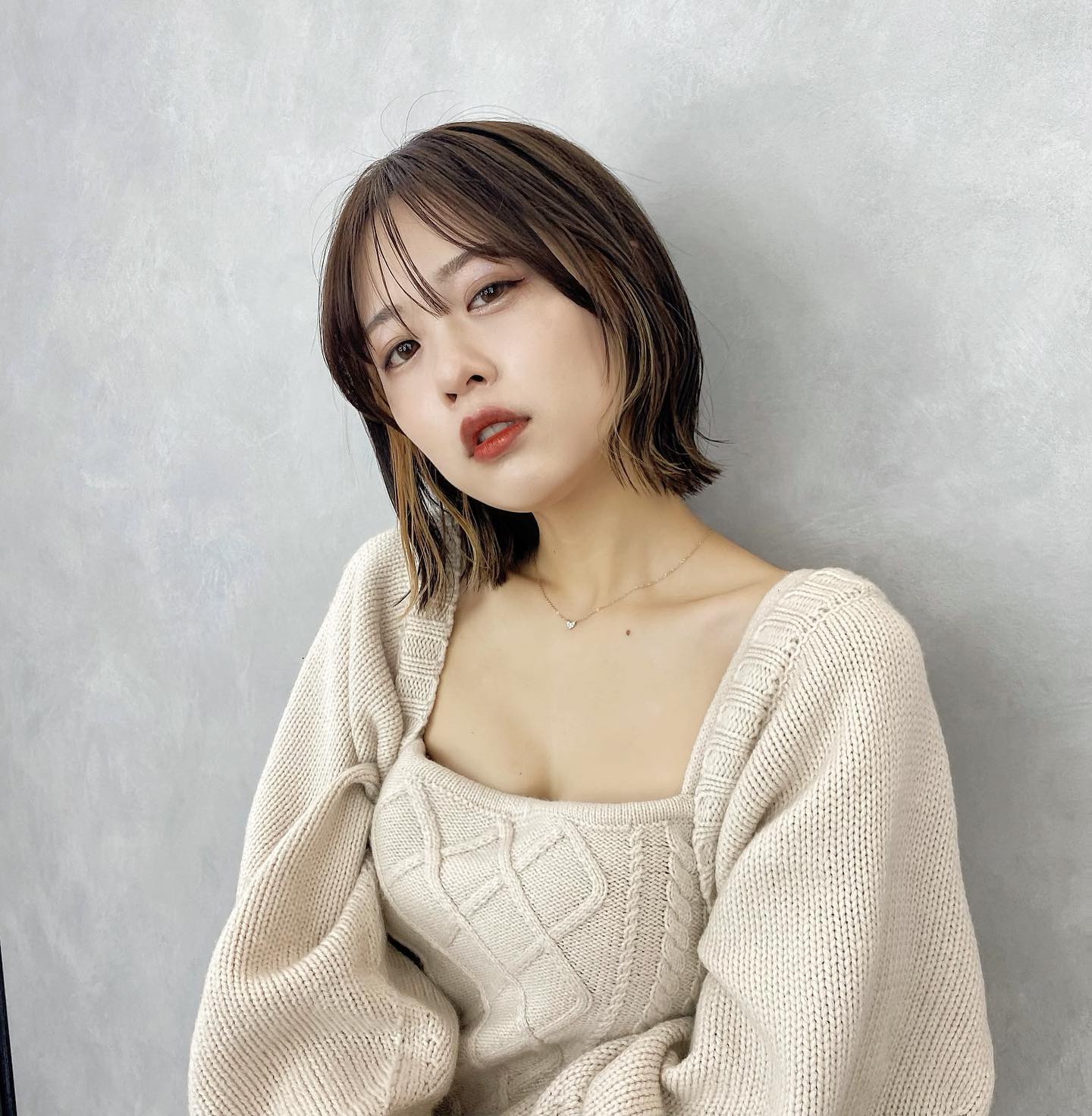 前髪アレンジ_ショート