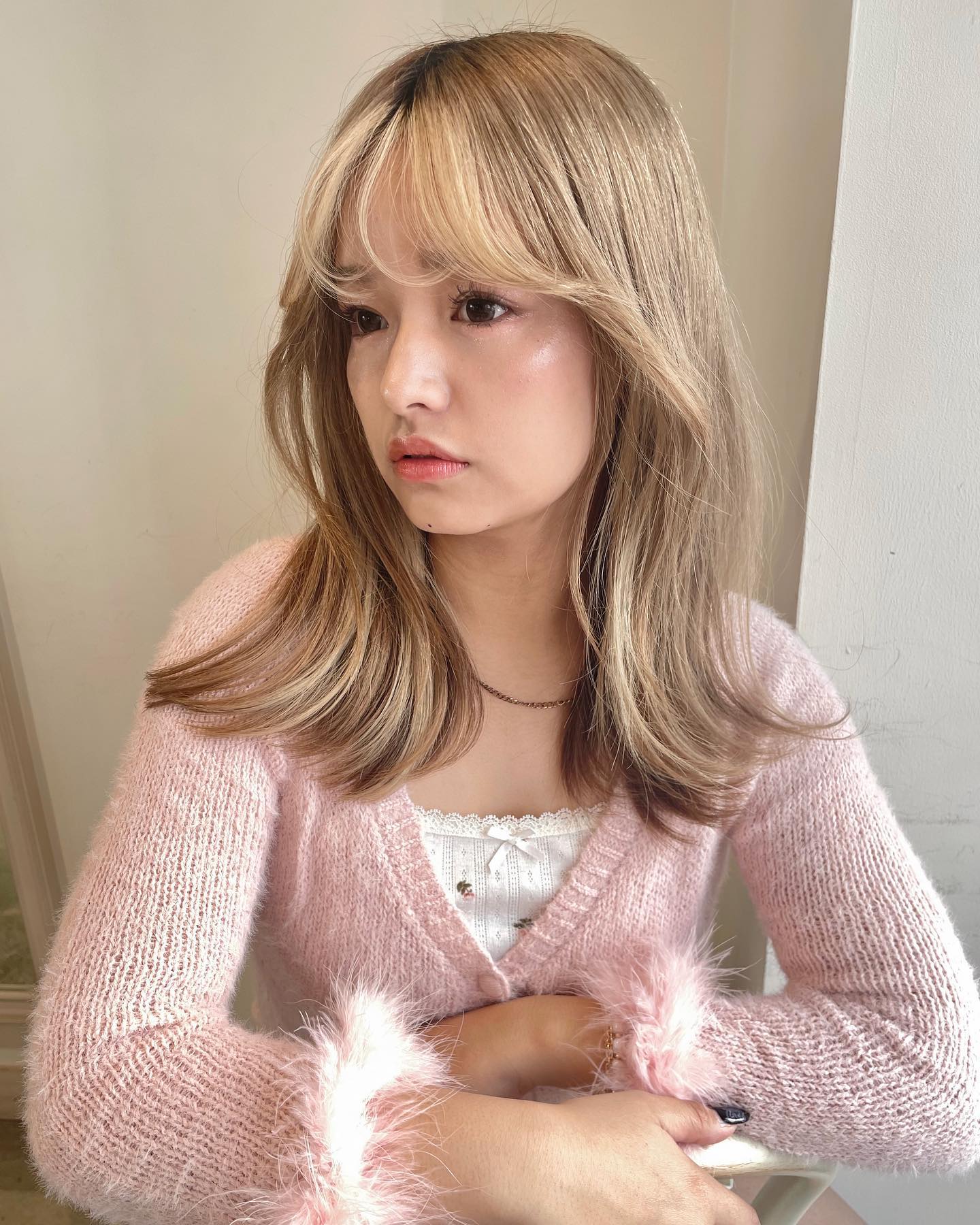 前髪アレンジ_ミディアム