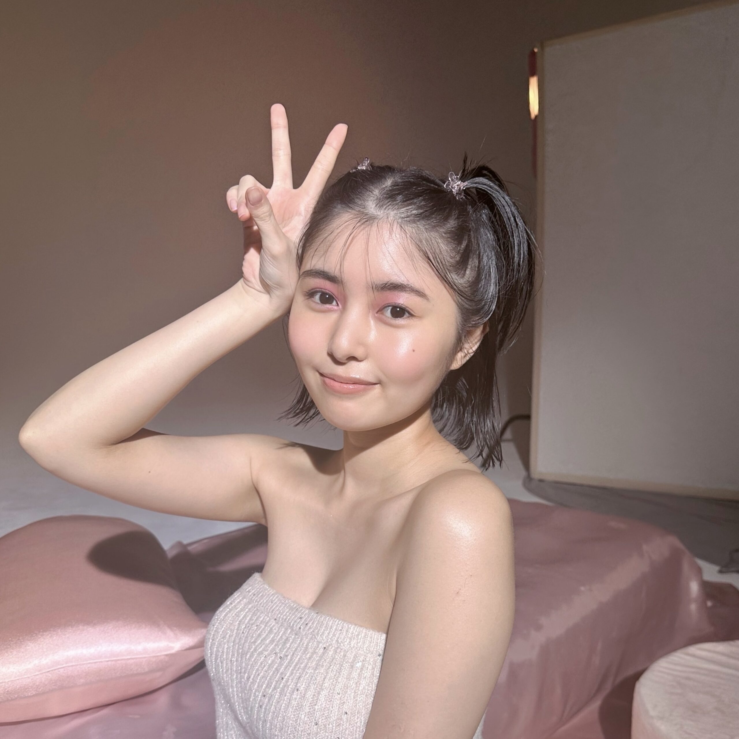 頓知気さきな　bis THE・透明感！ 頓知気さきなちゃんのアイドルメイクにきゅん